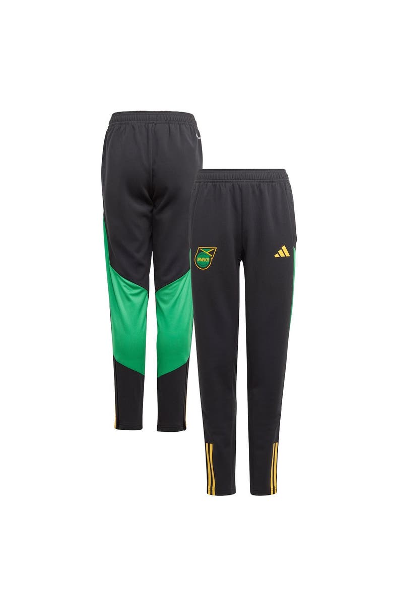 adidas Youth adidas Black Jamaica National Team Training Pants, Alternate, color, 