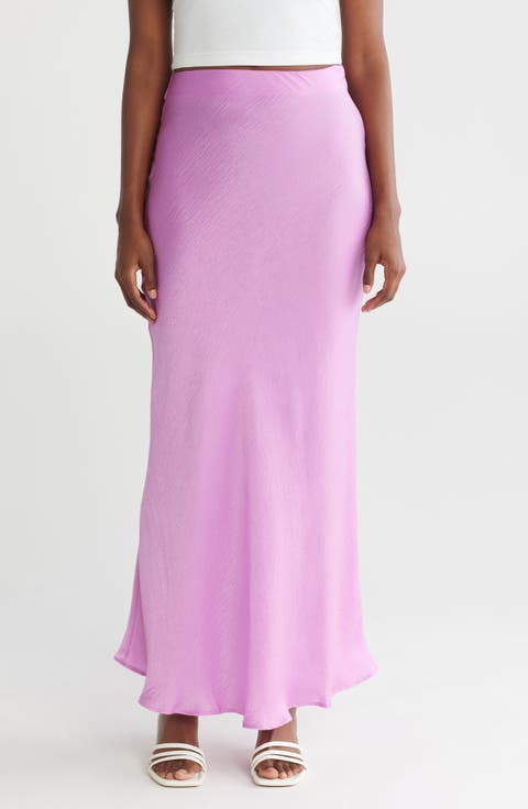 Satin Trumpet Skirt