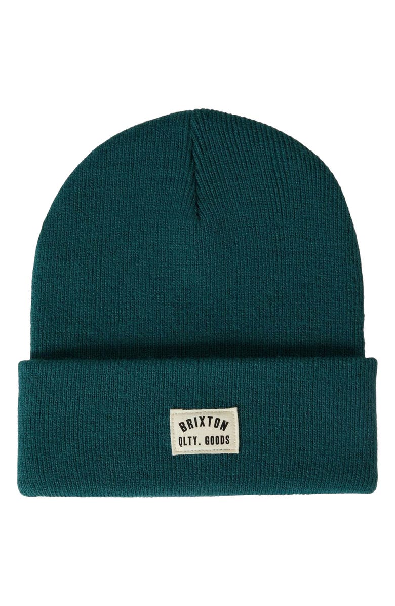 Brixton Woodburn Watch Cap Beanie, Main, color, Night Sage