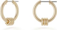 Spinelli Kilcollin Ara Diamond Hoop Earrings