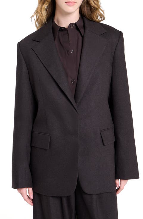 Jillian Stretch Wool & Cashmere Blazer