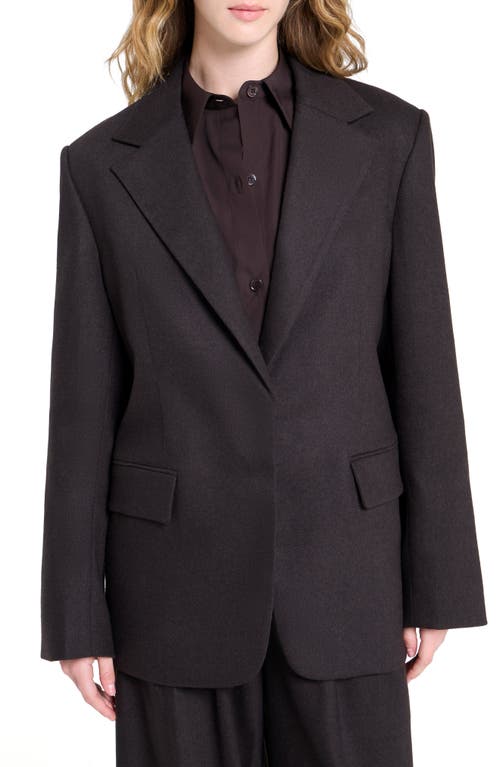 Twp Jillian Stretch Wool & Cashmere Blazer In Brown
