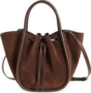 Proenza Schouler Small Ruched Suede Tote