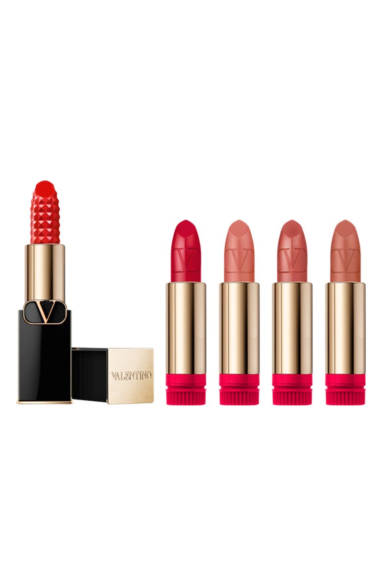 Valentino Rosso Valentino Lip & Lip Refill Set (Nordstrom Exclusive) $165 Value, Alternate, color,
