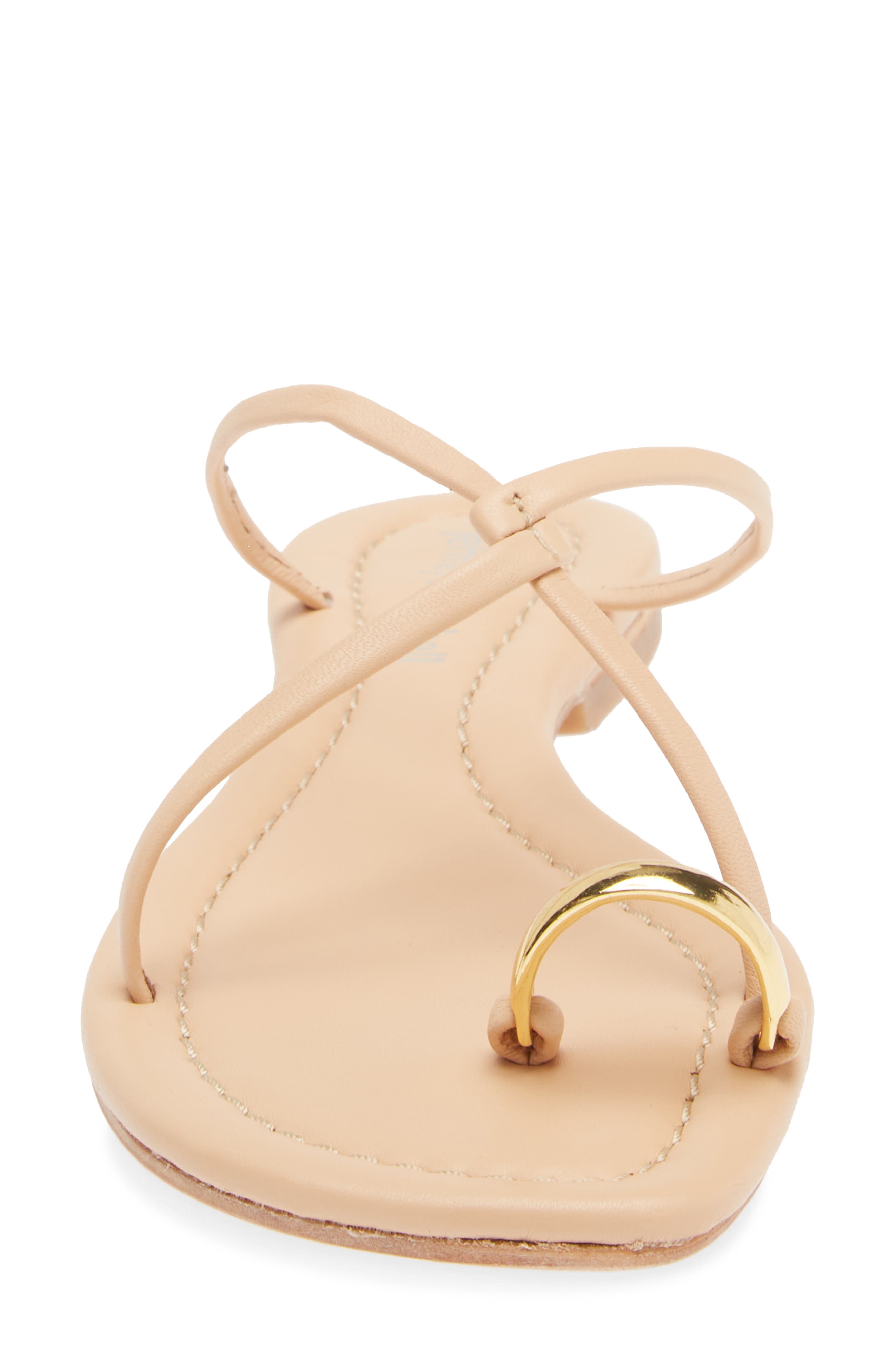 Pacifico Slide Sandal, Alternate, color, BEIGE GOLD