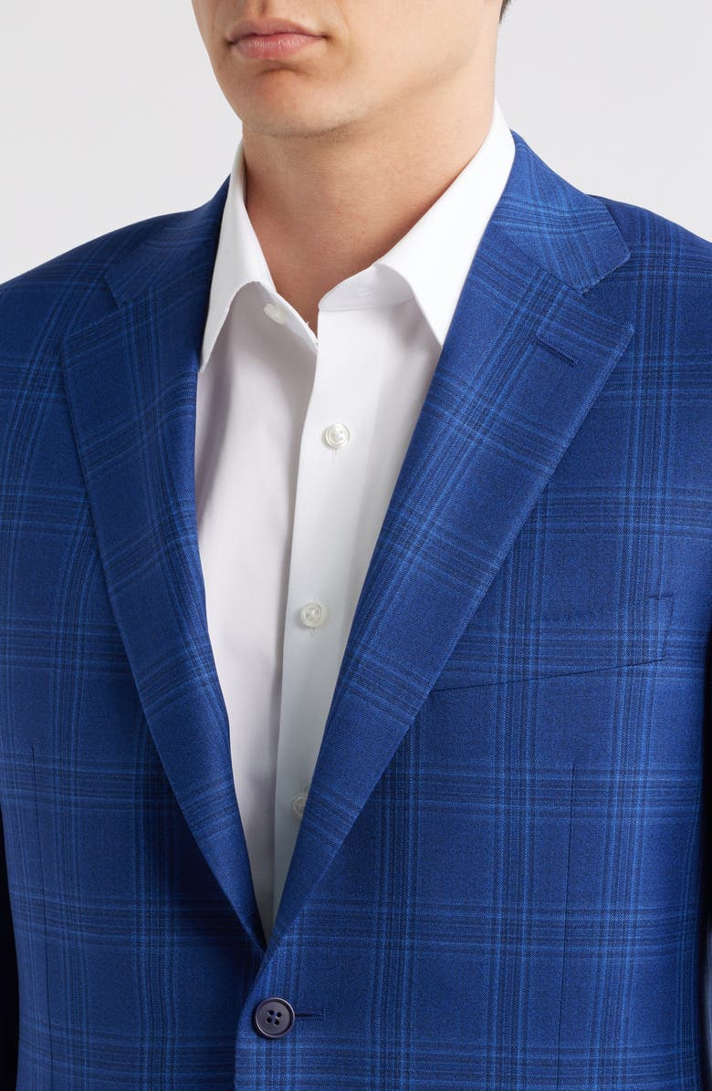 Canali Regular Fit Siena Sport Coat, Alternate, color, Med Blue