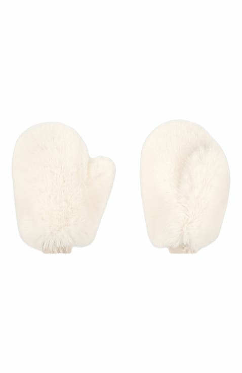 Faux Fur Oversized Mittens