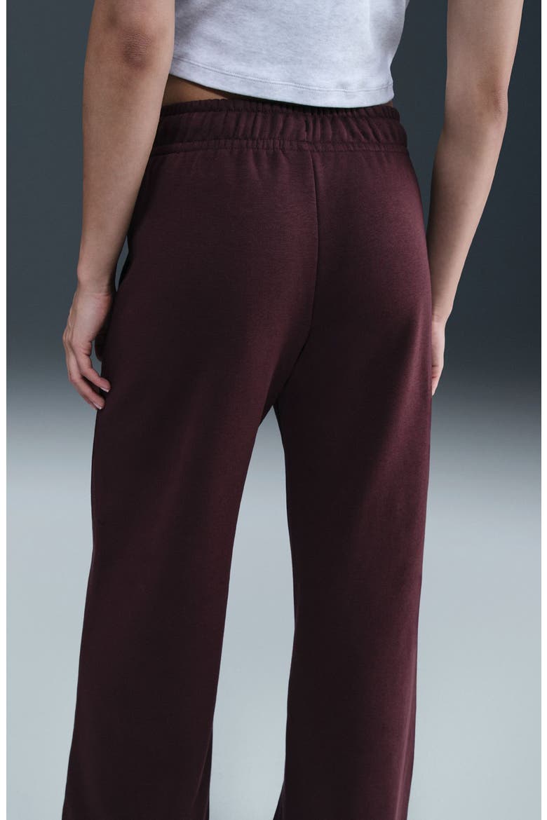 Club Logo Fleece Pants, Alternate, color, BURGUNDY CRUSH/ METALLIC GOLD