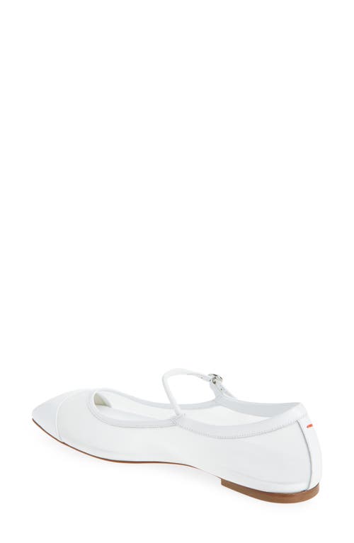 Aeyde Uma Mary Jane Cap Toe Flat