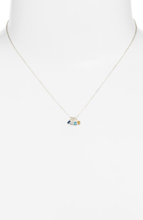 Set & Stones Multi Birthstone Charm Necklace