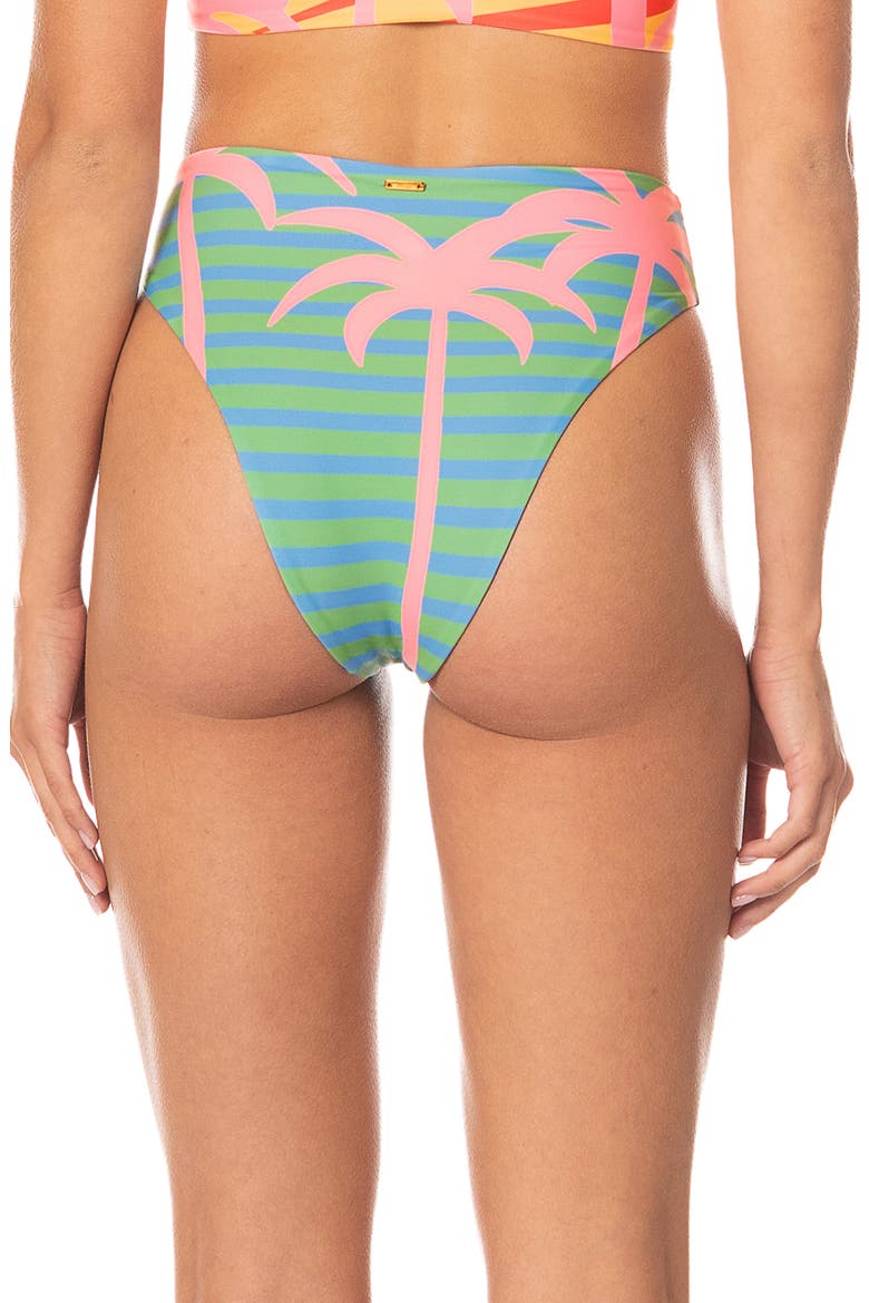 Jungle Sway Sully Reversible Bikini Bottoms, Alternate, color, OPEN GREEN