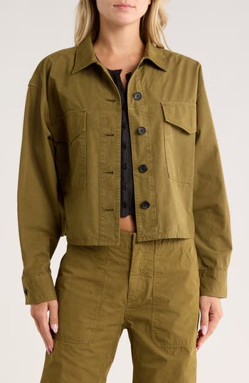 Rag & Bone Ramona Shirt Jacket In Green