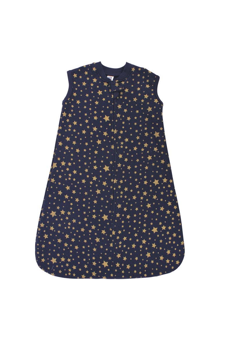 Premium Quilted Sleeveless Sleeping Bag and Wearable Blanket, Alternate, color, Metallic Stars