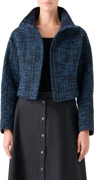 Akris punto Tweed Crop Jacket