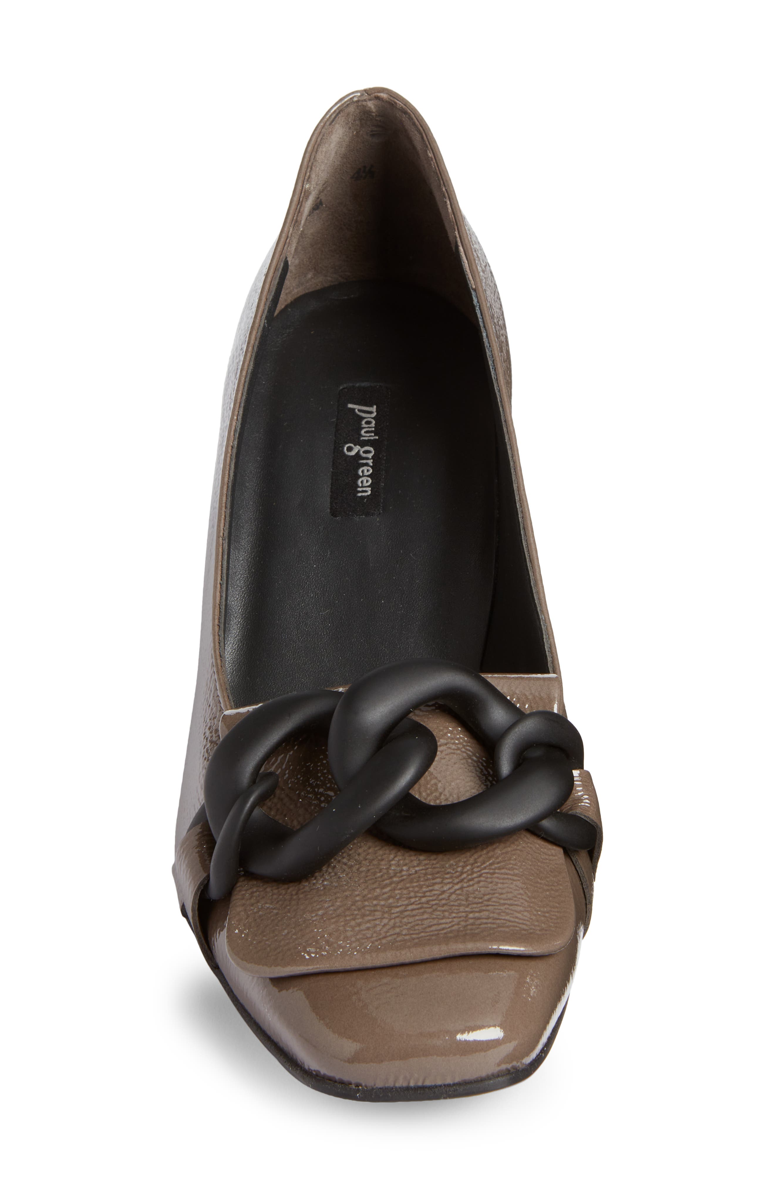 Ozzie Pump, Alternate, color, FANGO CRINKLED PATENT