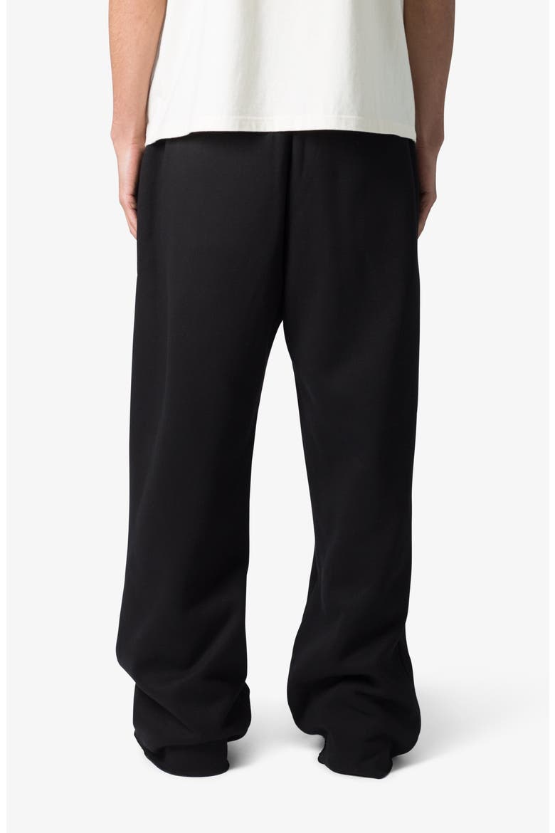 Washed Cotton Ultra Baggy Sweatpants, Alternate, color, BLACK