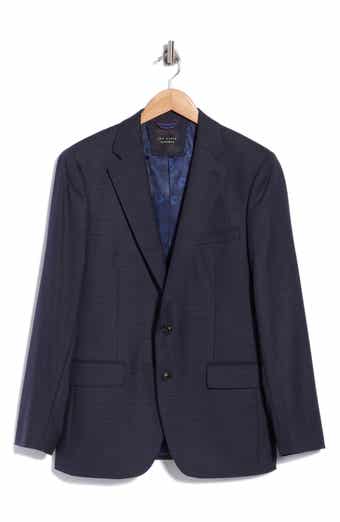 Slim Fit Wool Blend Suit Jacket