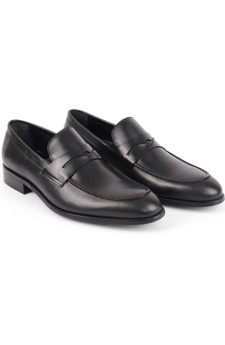 VELLAPAIS Roxton Penny Loafer, Alternate, color, Black