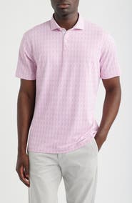 johnnie-O Vintage Floral Performance Jersey Polo