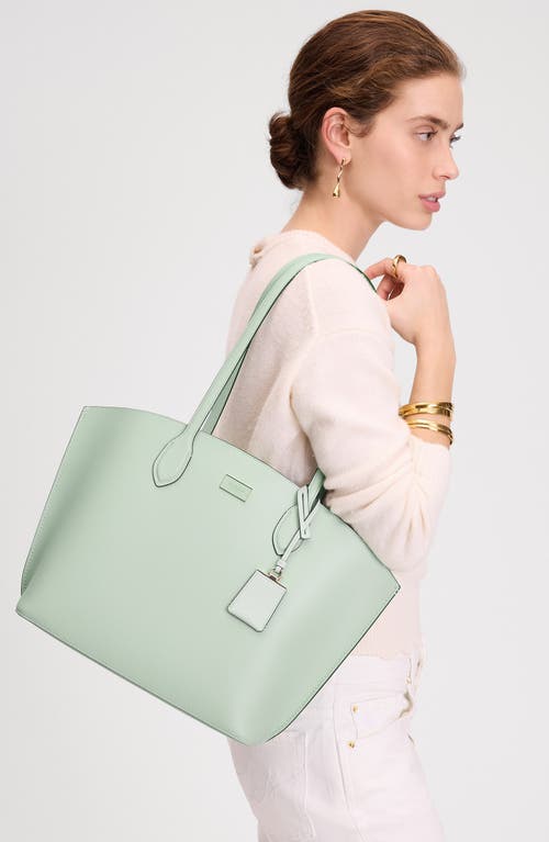 Kate Spade New York Large Suite Leather Tote In Pistachio Ice