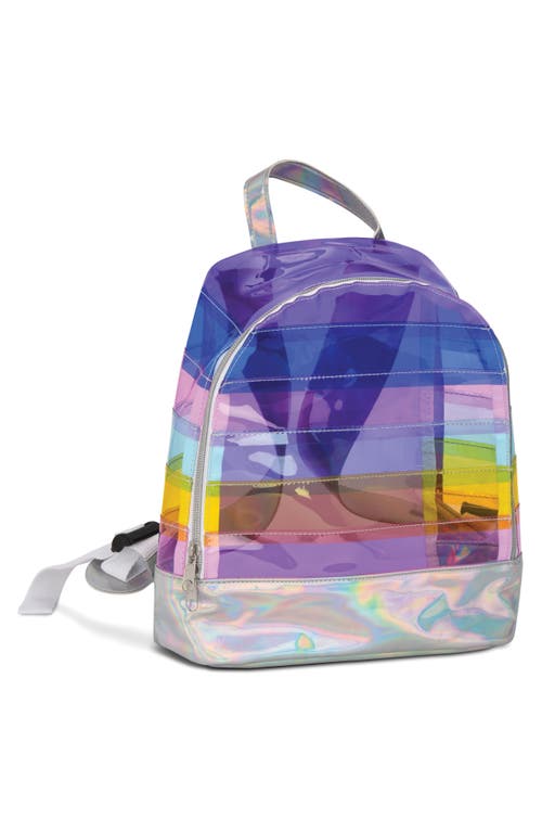 Iscream Kids' Happy Stripes Mini Backpack In Multi