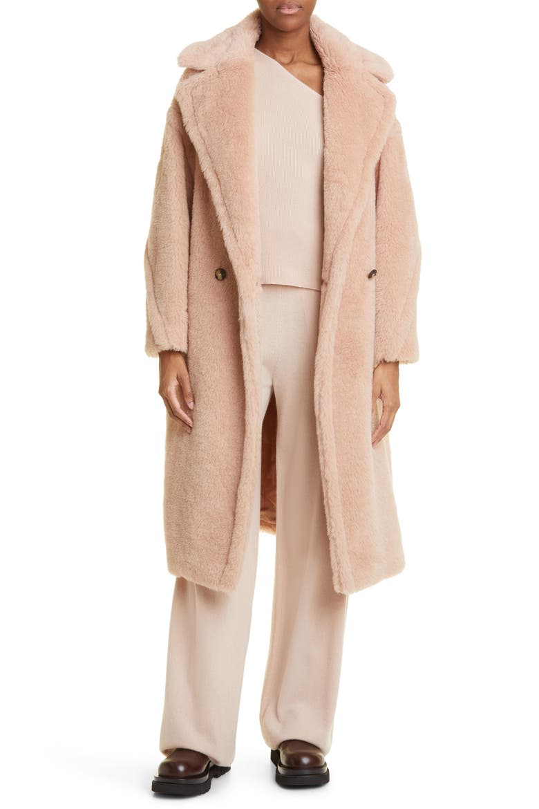 Vetro One-Shoulder Rib Wool & Cashmere Tank, Alternate, color, PINK