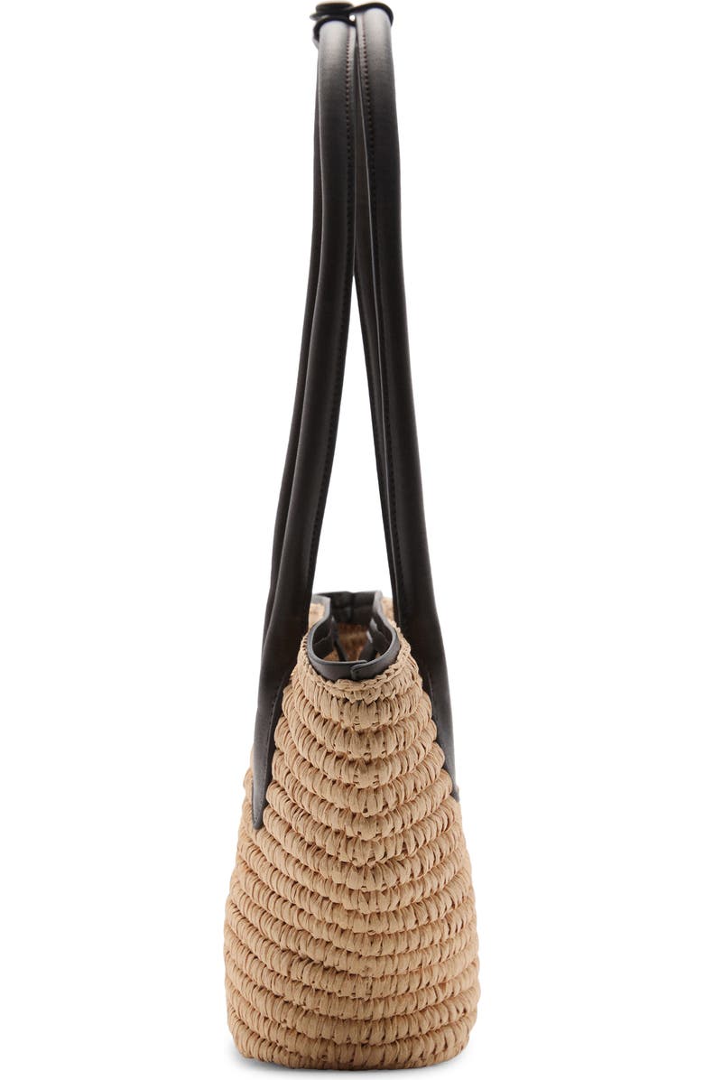 MANGO Raffia Tote, Alternate, color,