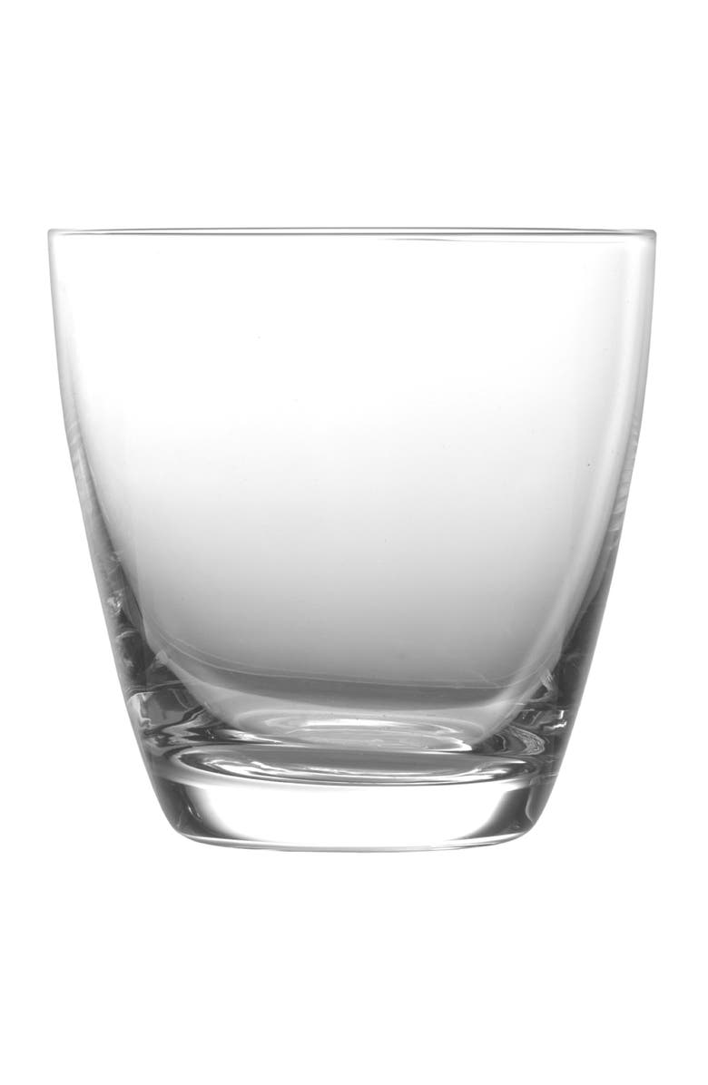 Fortessa Set of 4 Era Double Old Fashion Glasses, Alternate, color, Clear