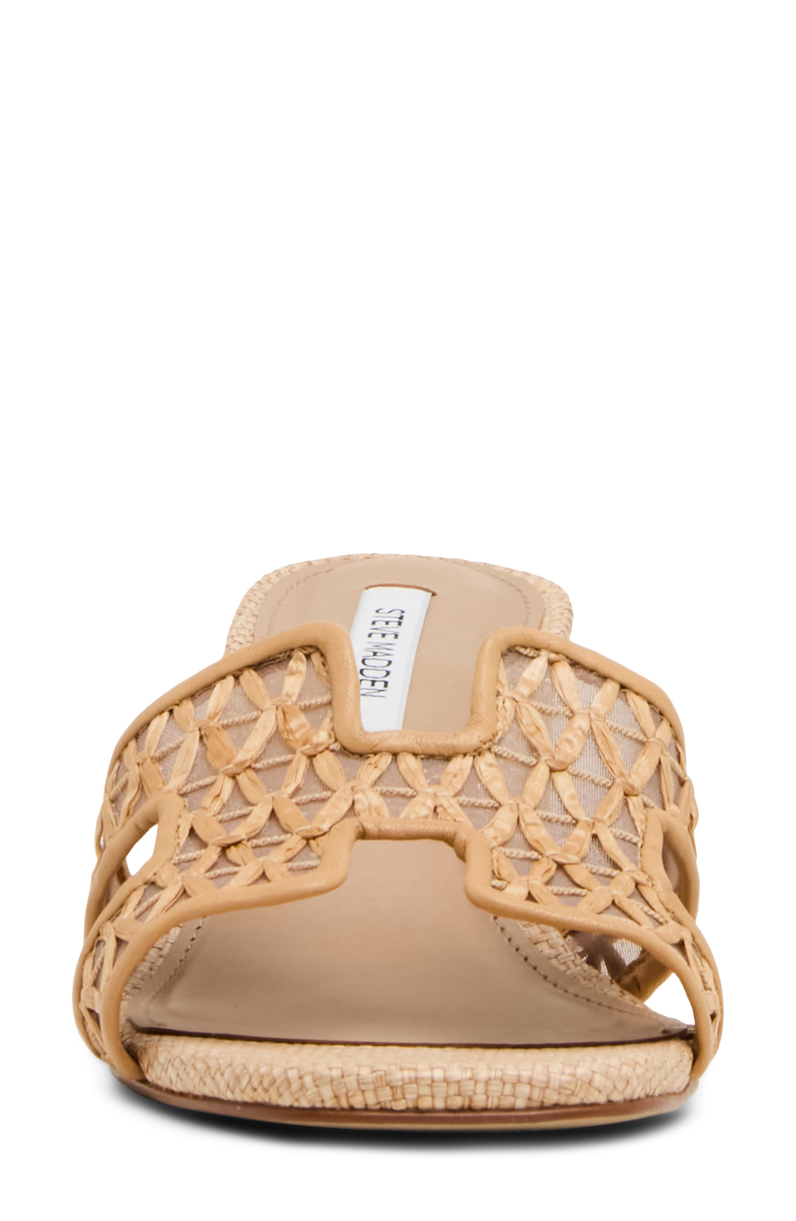 Hydie Block Heel Sandal, Alternate, color, NATURAL RAFFIA