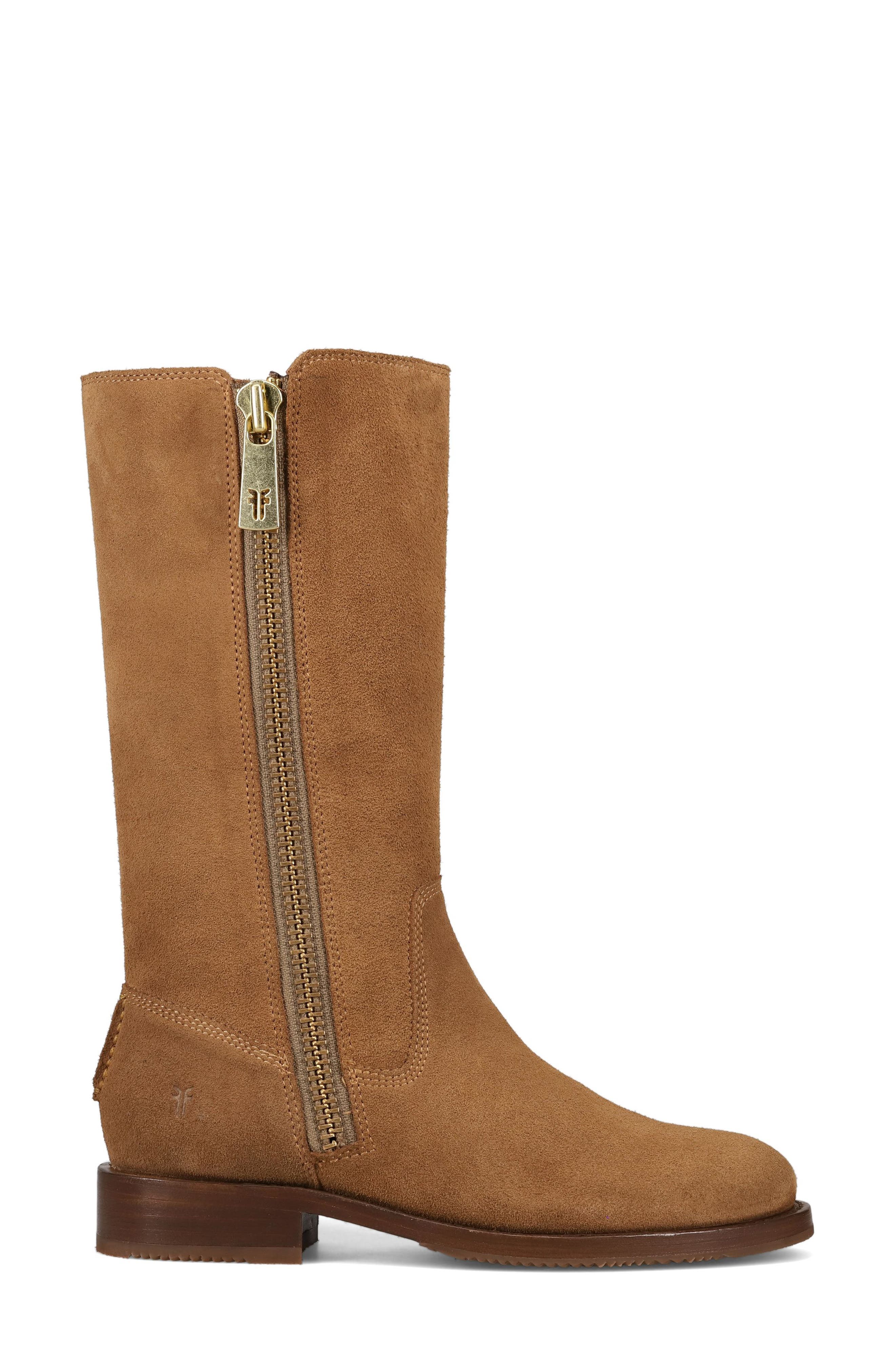 Madison Heavy Zip Boot, Alternate, color, ALMOND