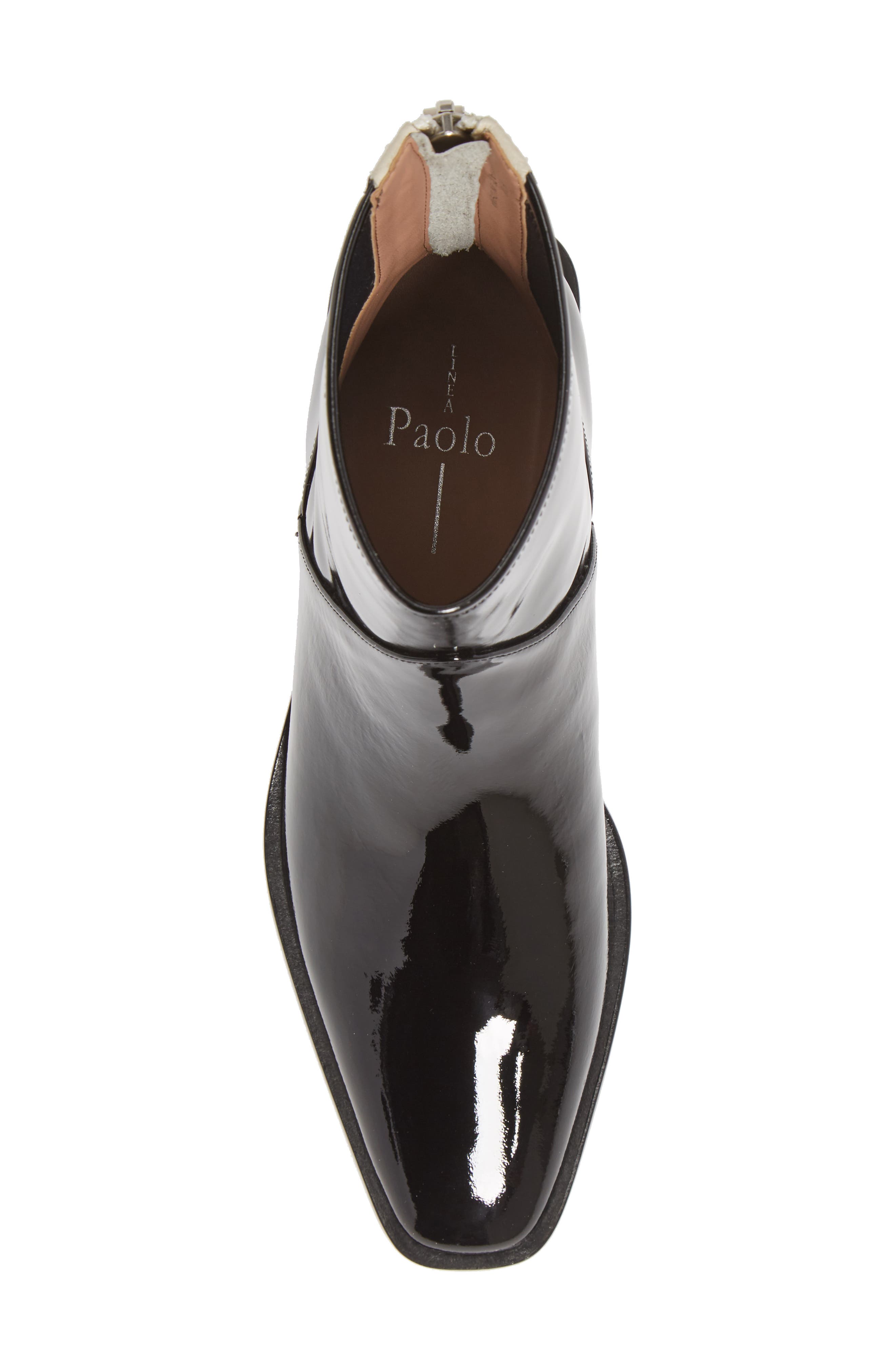 Velore Colorblock Bootie, Alternate, color, BLACK/ CREAM PATENT/ LEATHER