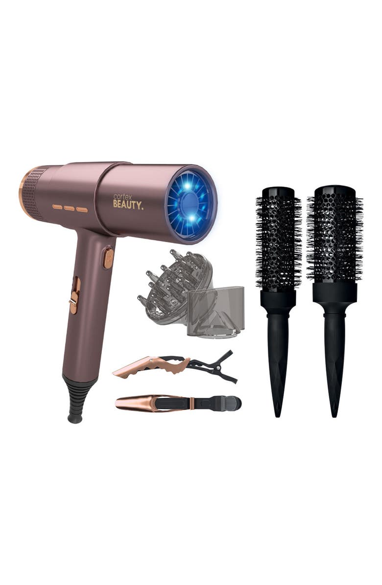 CORTEX BEAUTY Turbo Blazer - Salon Performance Styling Hair Dryer Set, Alternate, color, Puce