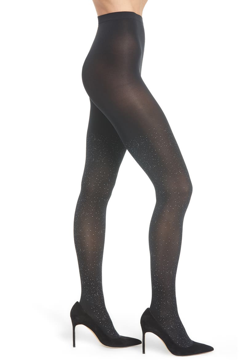 Luna Tights, Main, color, BLACK/ SILVER