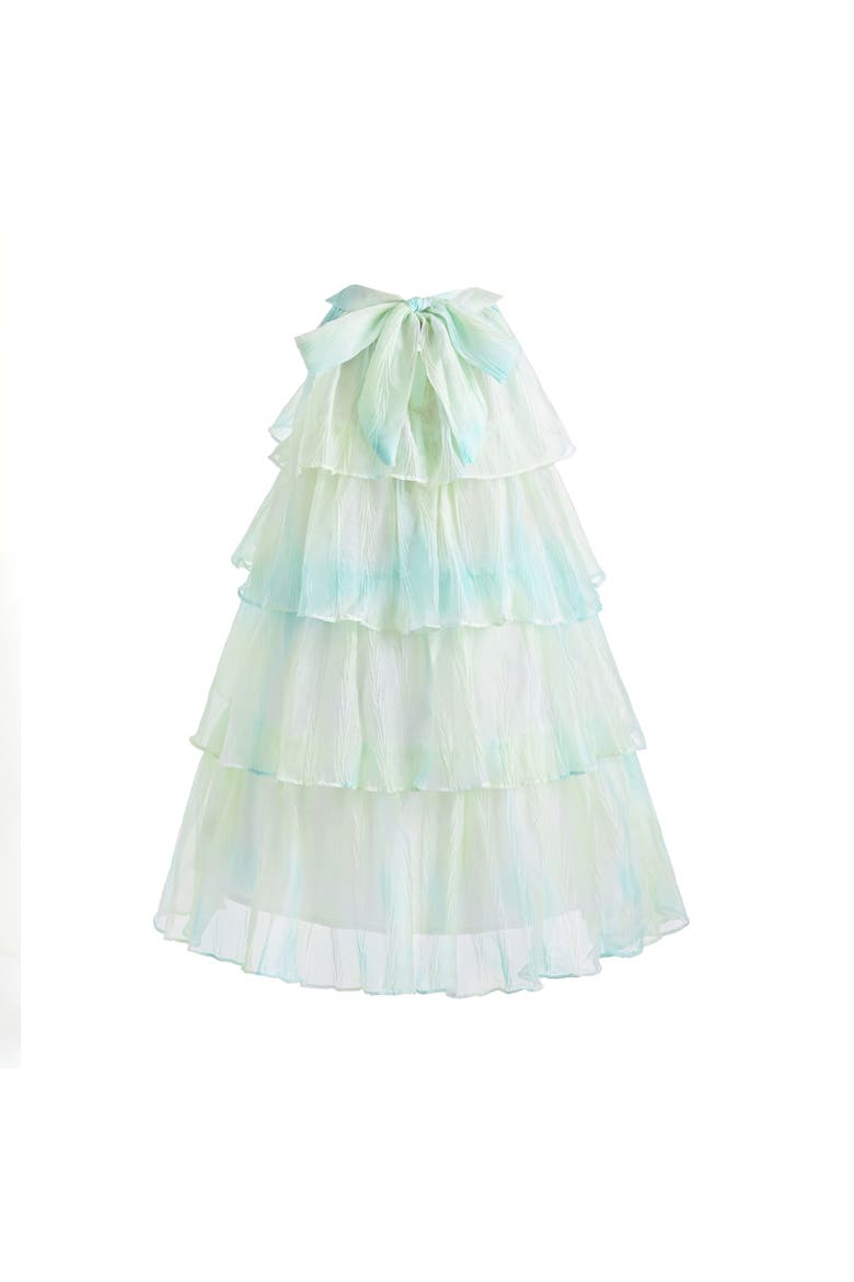 Zorelia Ruffle Tulle Dress, Alternate, color, Yellow