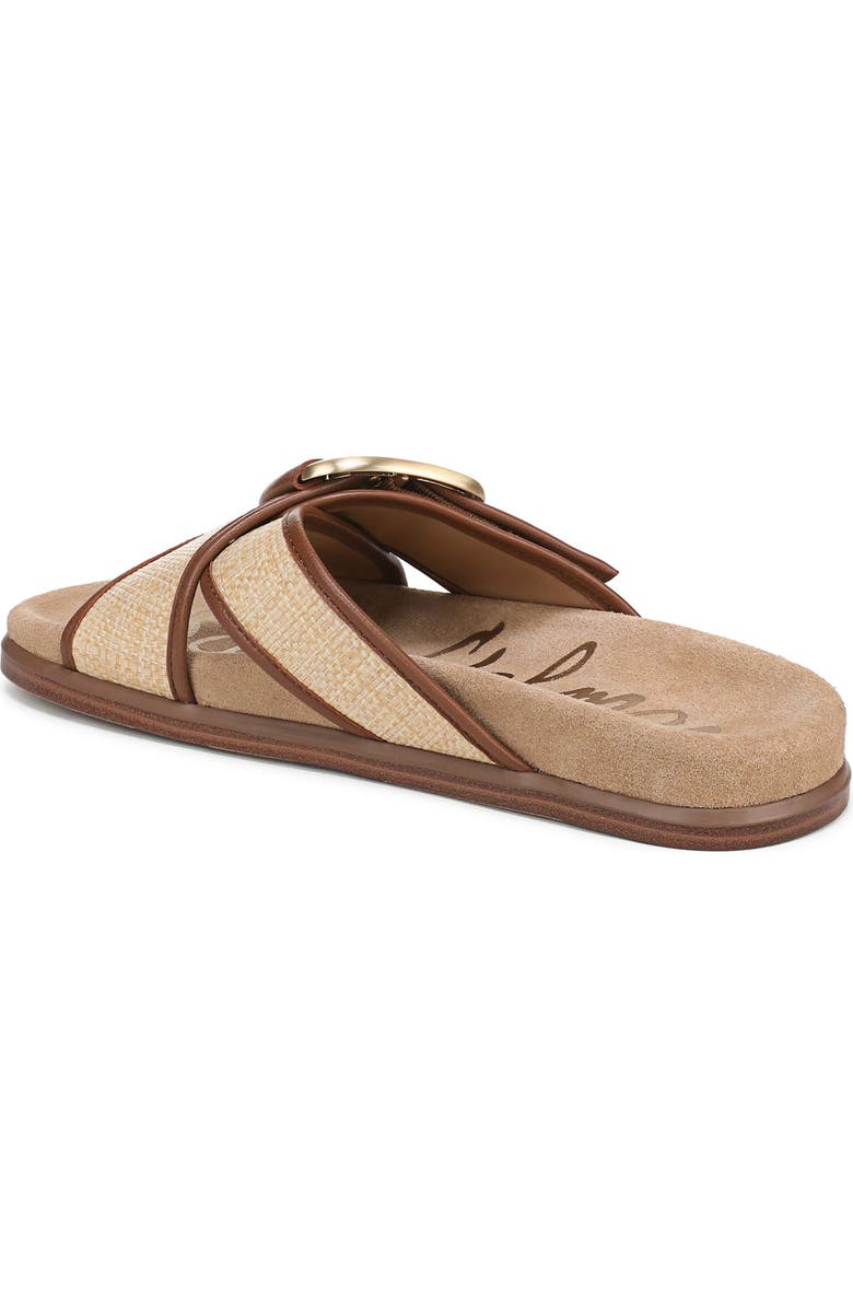 Sam Edelman Darla Slide Sandal, Alternate, color, Bleached Beechwood/ Cognac