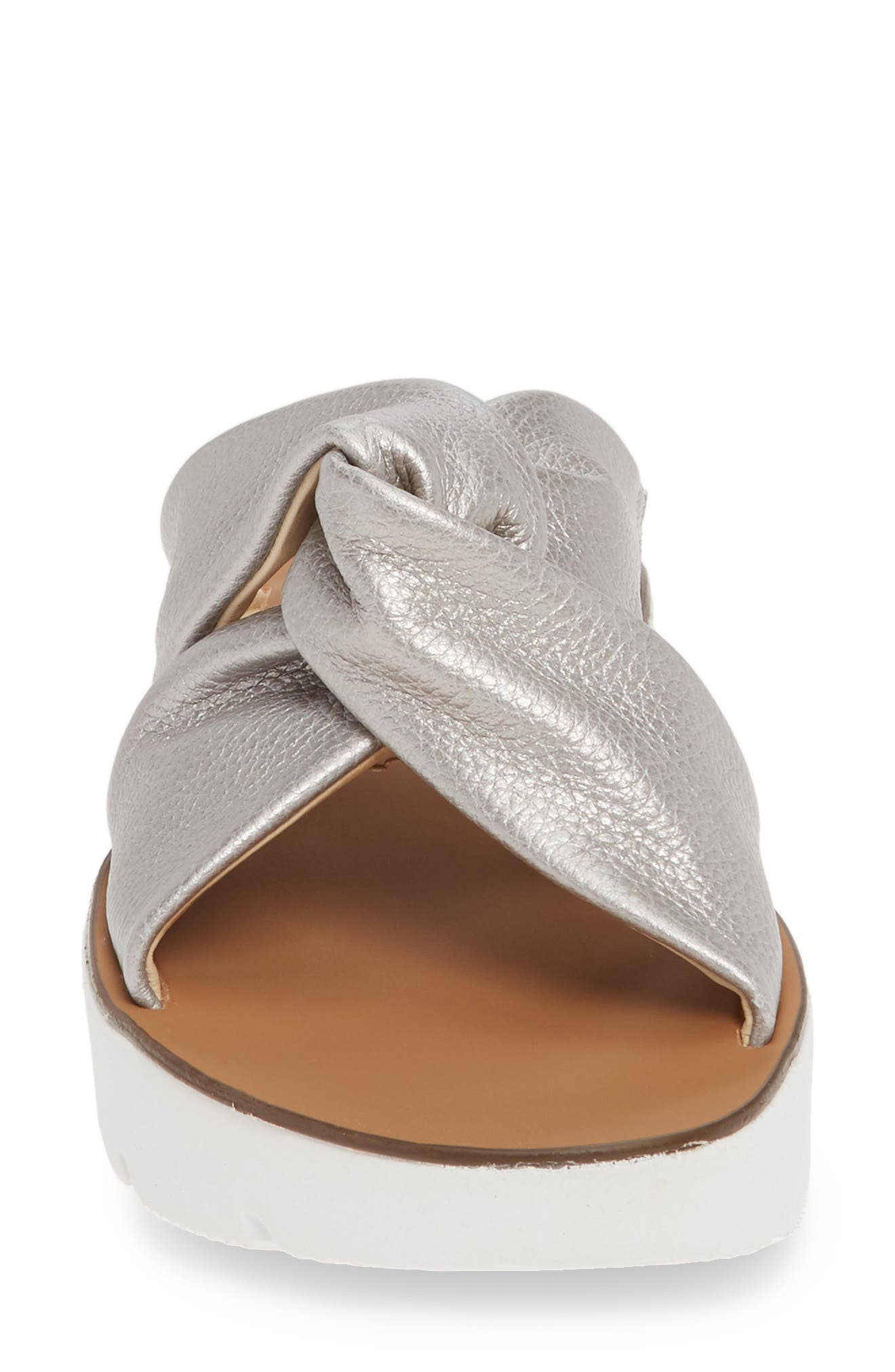 Paul Green Alicia Knotted Wedge Slide Sandal, Alternate, color, 