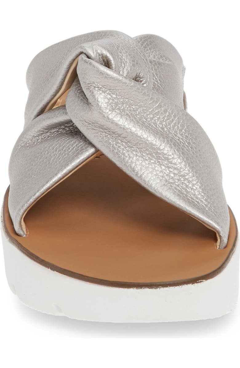Paul Green Alicia Knotted Wedge Slide Sandal, Alternate, color,