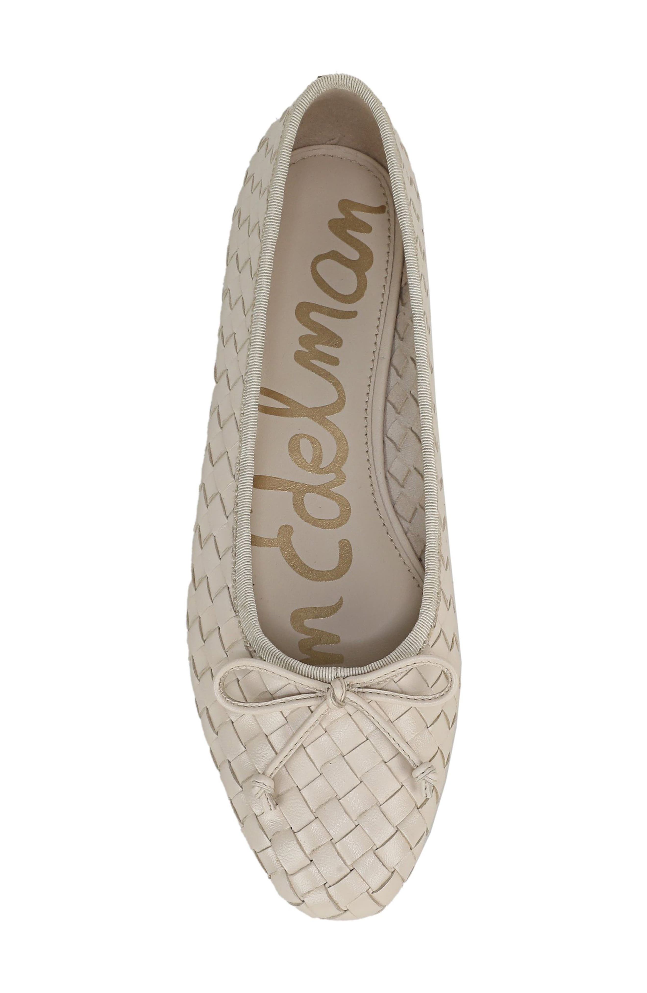 Ruthie Woven Ballet Flat, Alternate, color, MODERN IVORY