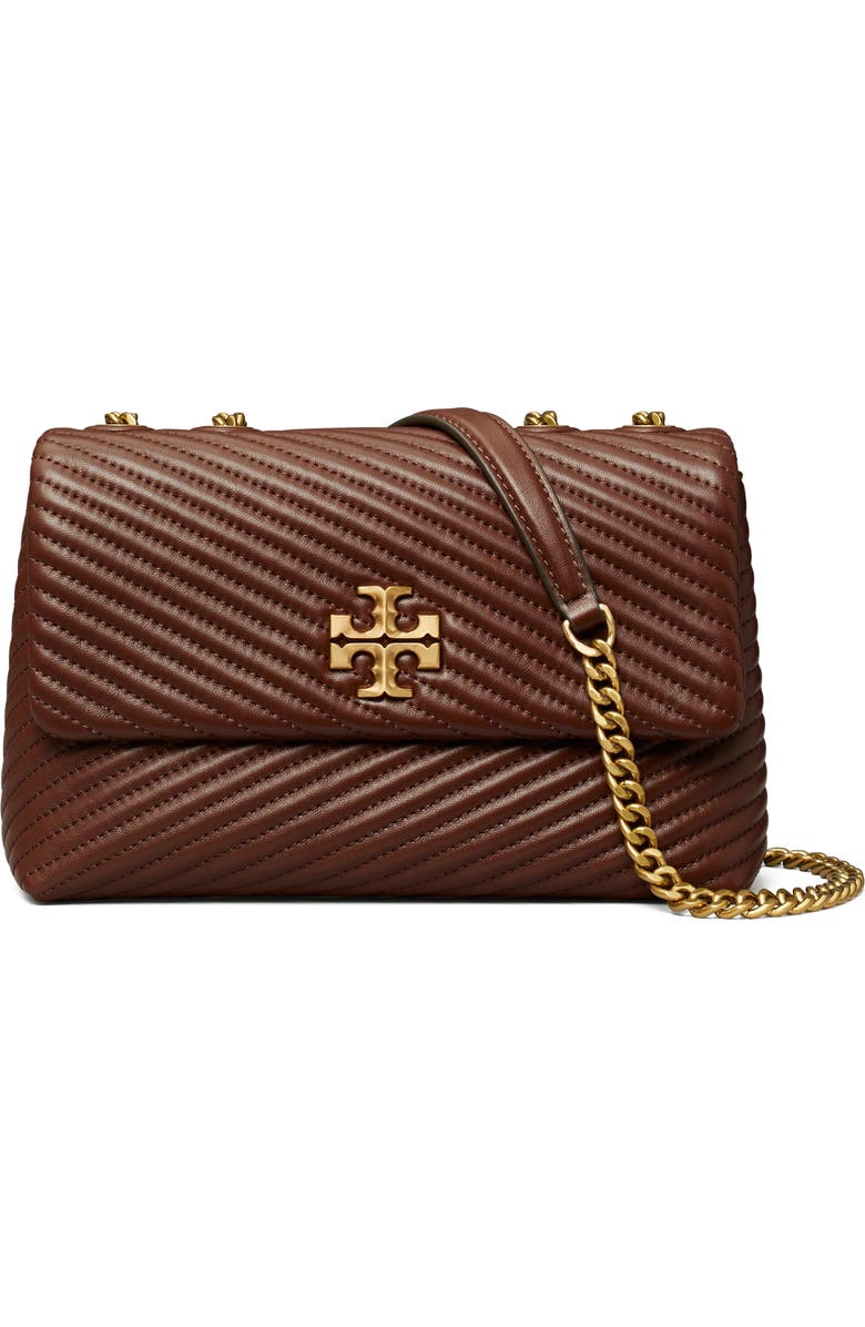 Tory Burch Small Kira Moto Quilted Leather Convertible Crossbody Bag, Main, color,