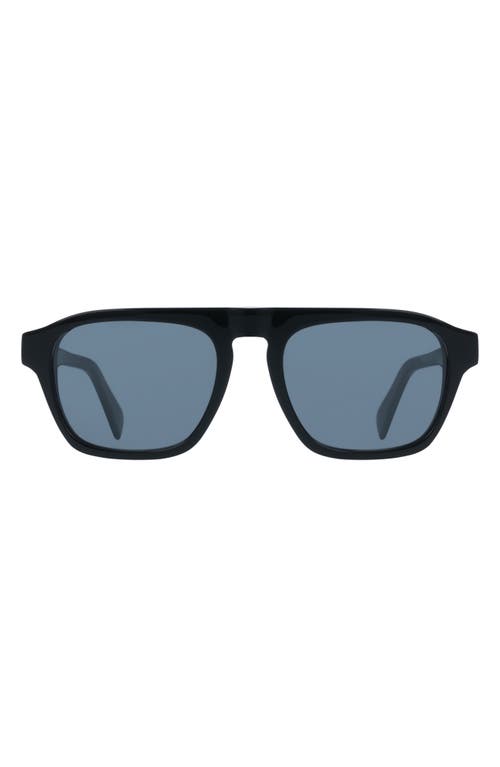 Paul Smith 54mm Modified Rectangular Sunglasses In Black Multistripes