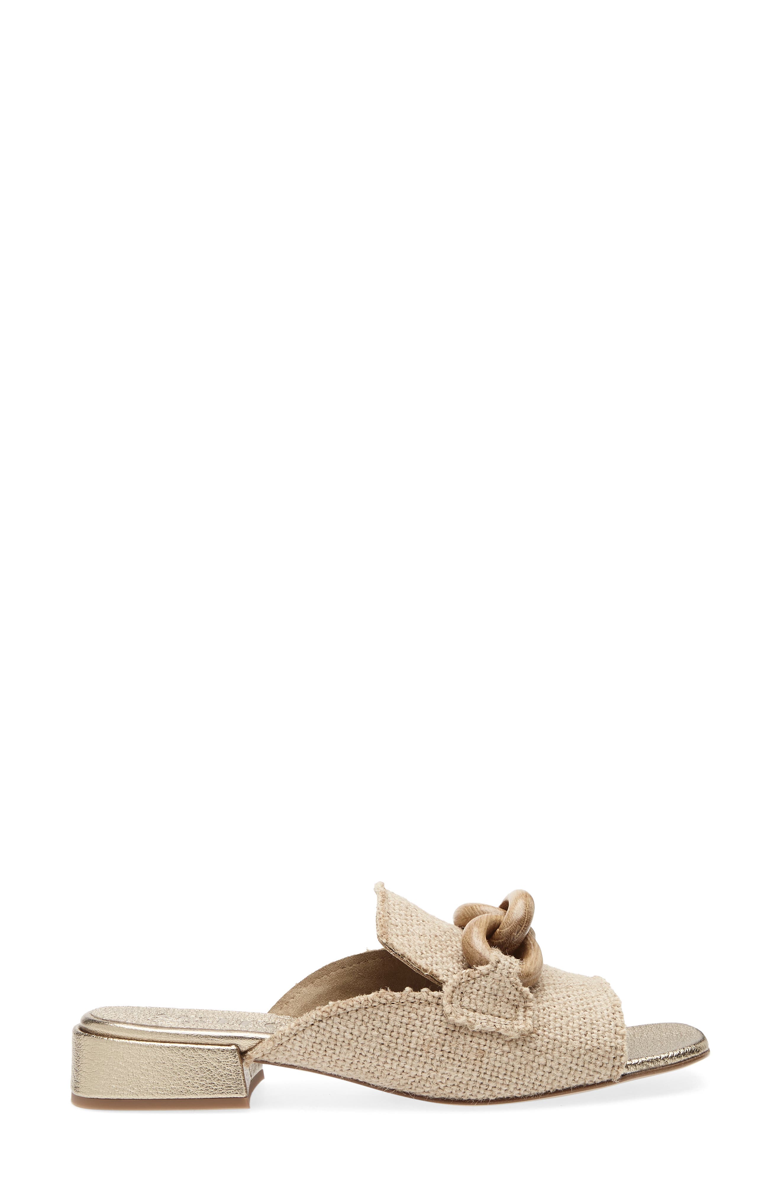 Enna Slide Sandal, Alternate, color, NATURAL BURLAP-OAK
