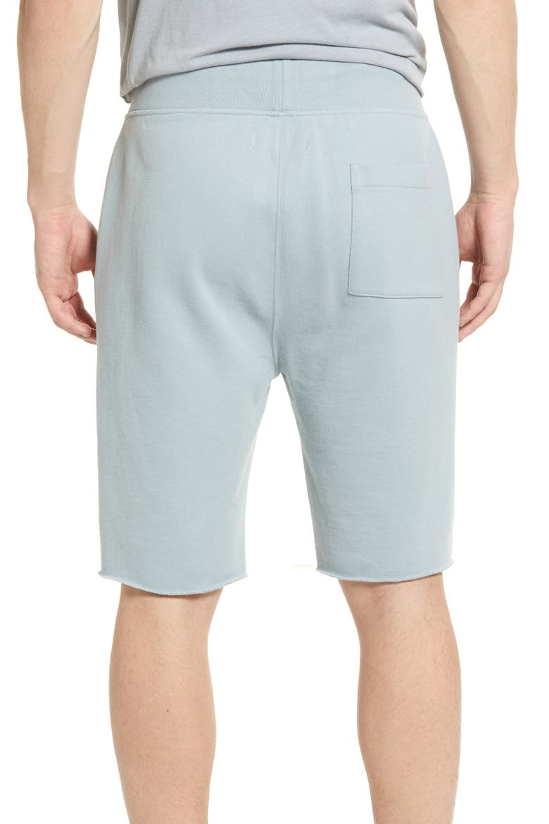 Raven Cotton Sweat Shorts, Alternate, color, VINTAGE GREEN
