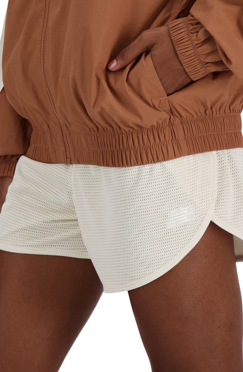 New Balance Athletics Mesh Running Shorts, Alternate, color, Linen
