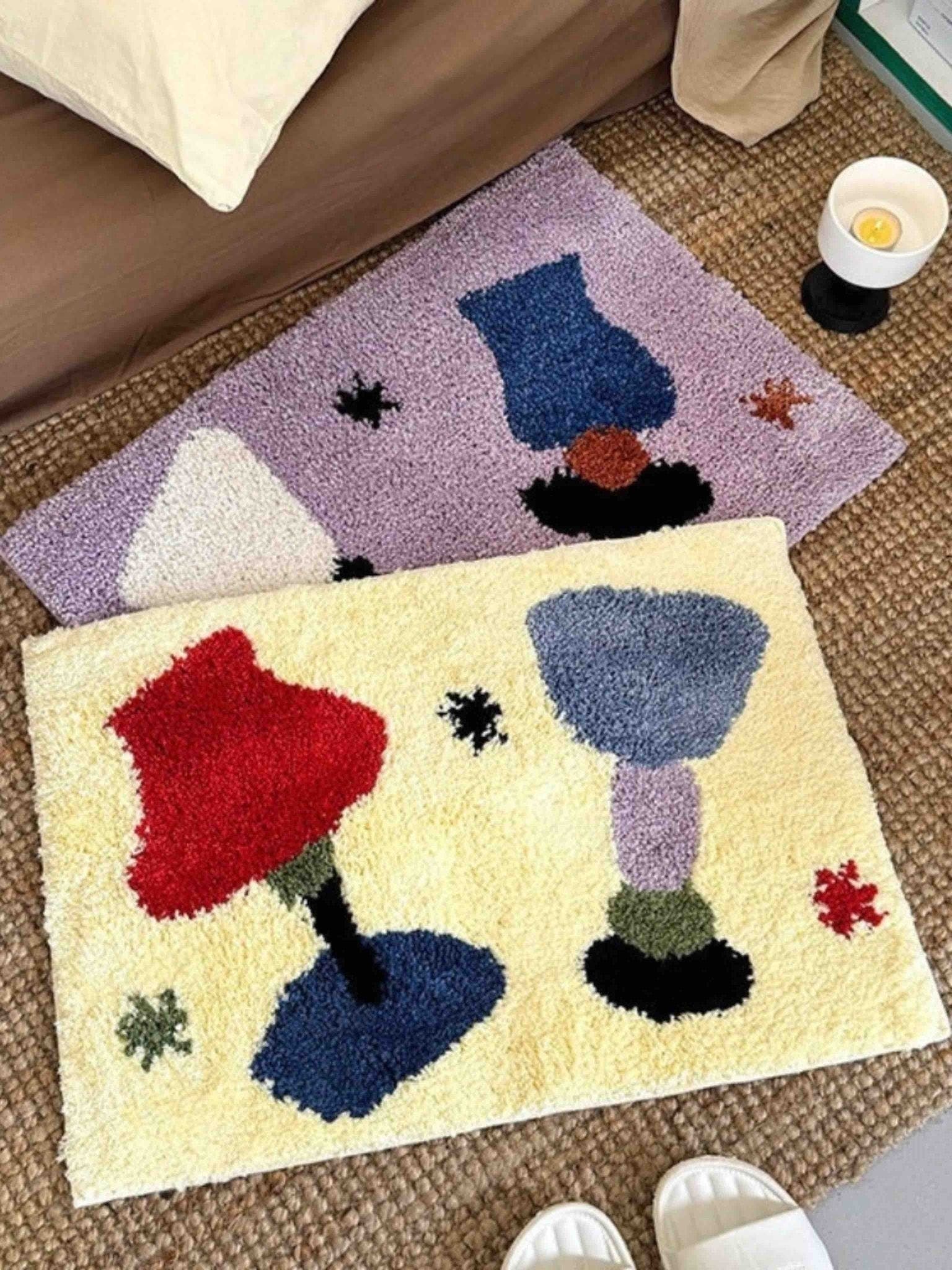 INSPECIAL HOME Happy Hour Flocked Bath Rug | Nordstrom