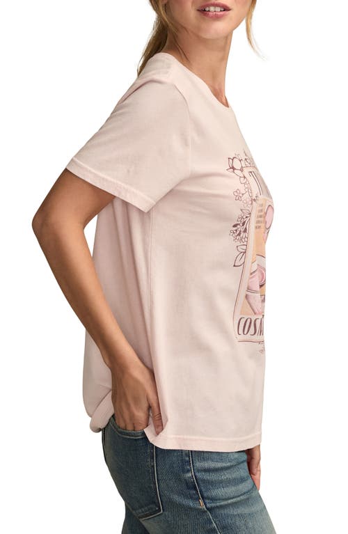 Lucky Brand Martini Time Graphic T-shirt In Pink
