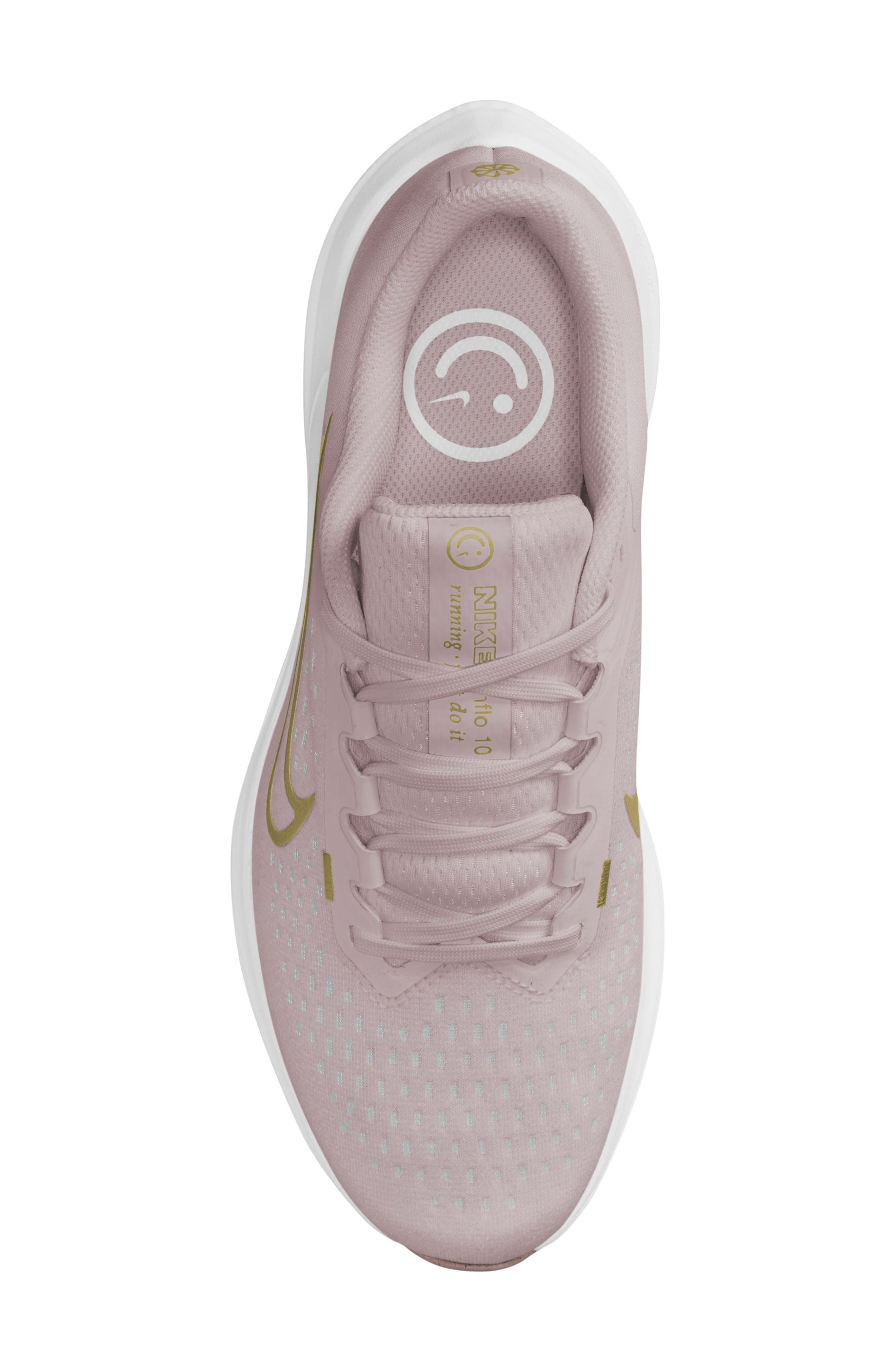 Nike Air Winflo 10 Running Shoe, Alternate, color, Platinum Violet/ Moss/ White