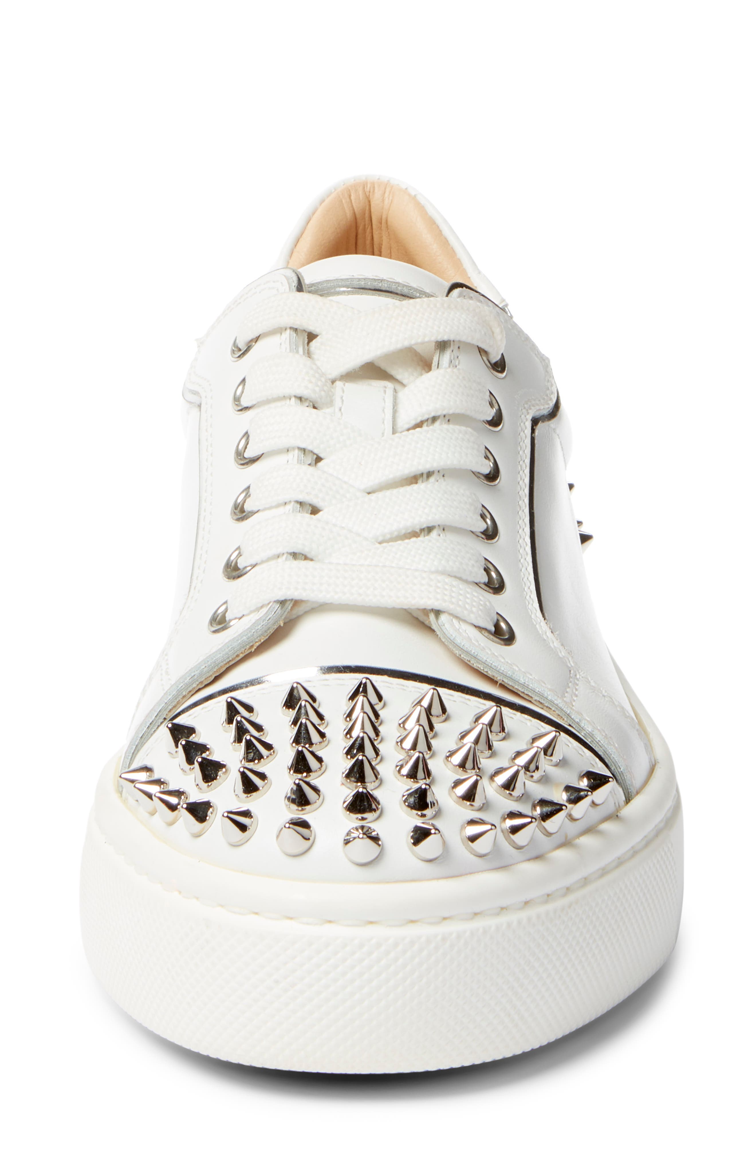 Christian Louboutin Vieirissima Spike Low Top Sneaker, Alternate, color, 