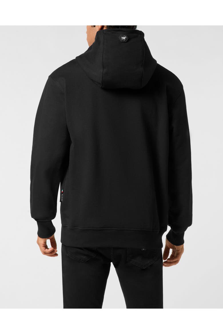 Hoodie Sweatshirt Bulldog Men, Alternate, color, black