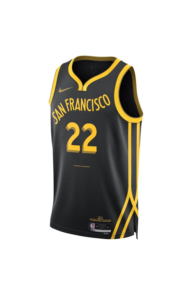 Nike Unisex Nike Andrew Wiggins Black Golden State Warriors 2023/24 Swingman Jersey - City Edition, Alternate, color,