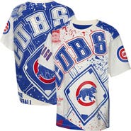 Outerstuff Youth Outerstuff Cream Chicago Cubs Big League Top Player Bold All-Over-Print T-Shirt